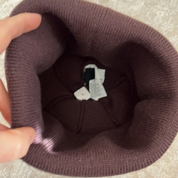 Brand New The North Face Urban Embossed Beanie Cuffed Hat Coal Brown Stretch Cap - Picture 9 of 12